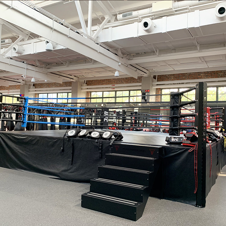 Onyx Elevated Competition Boxing Ring stiars