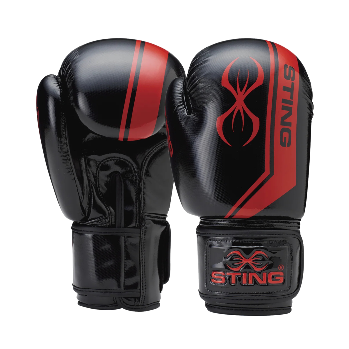 Armalite boxing gloves with hook-and-loop wrist strap for boxing training, sparring and heavy bag workouts.