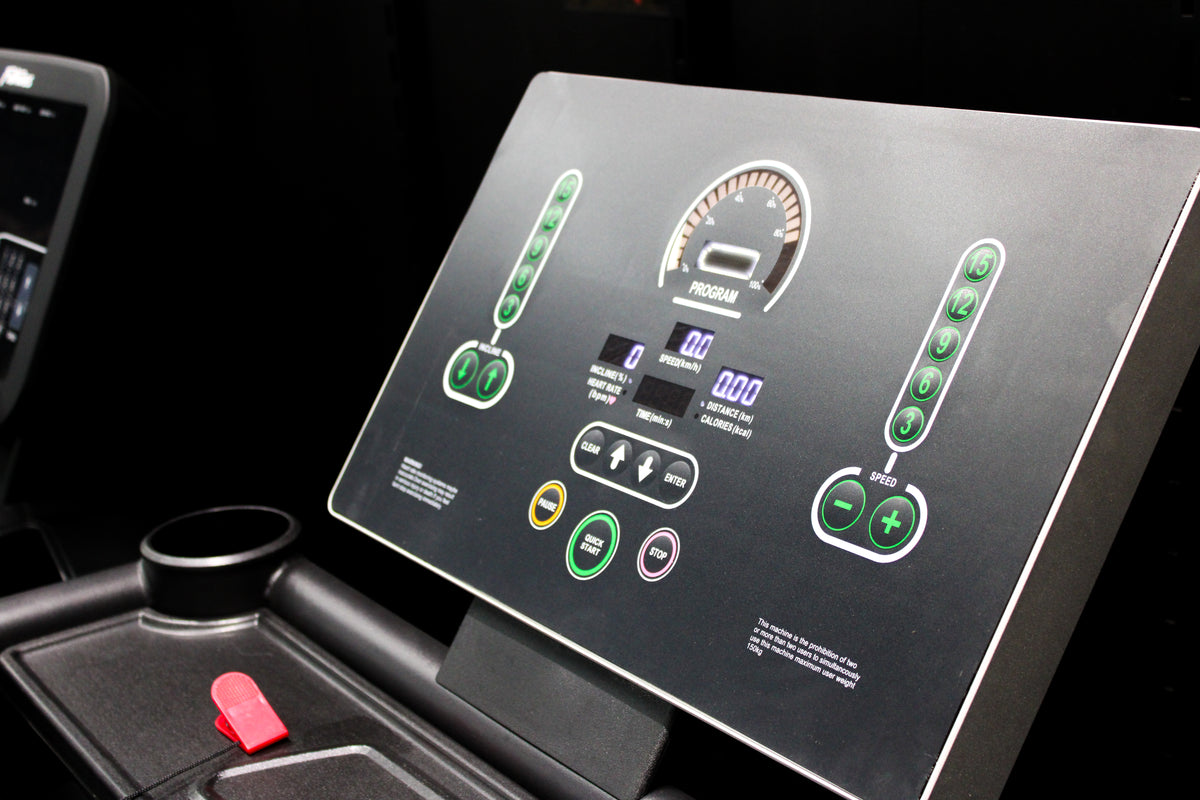 Reload high-performance treadmill with wide running area and shock absorption system