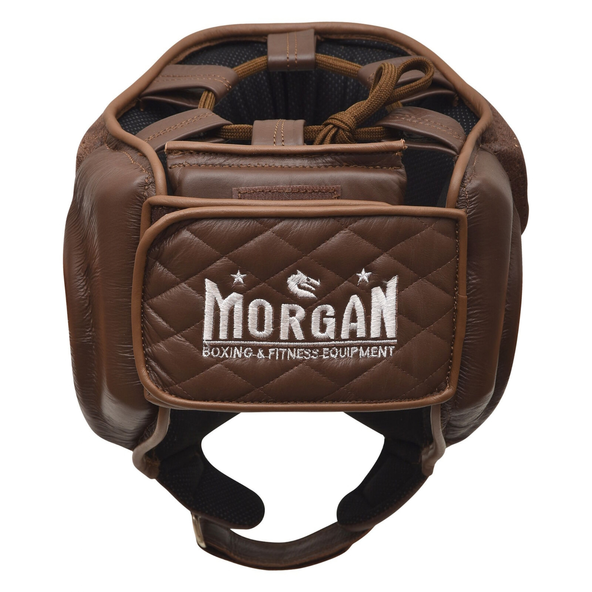 Morgan 1918 Heritage head guard side - integrated ear protection and buckle chin strap