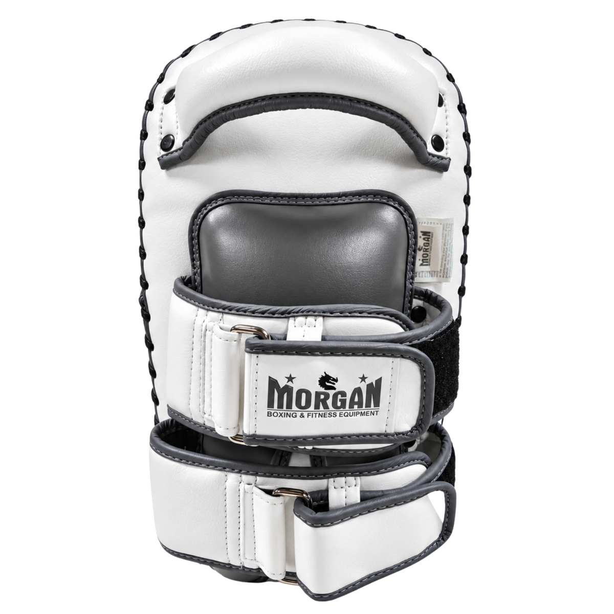 White Knight Thai pad back with grip handle and forearm straps