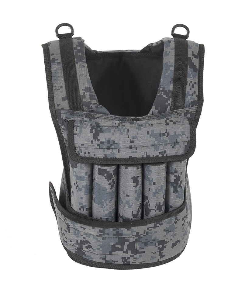 20kg adjustable weight vest. Front View