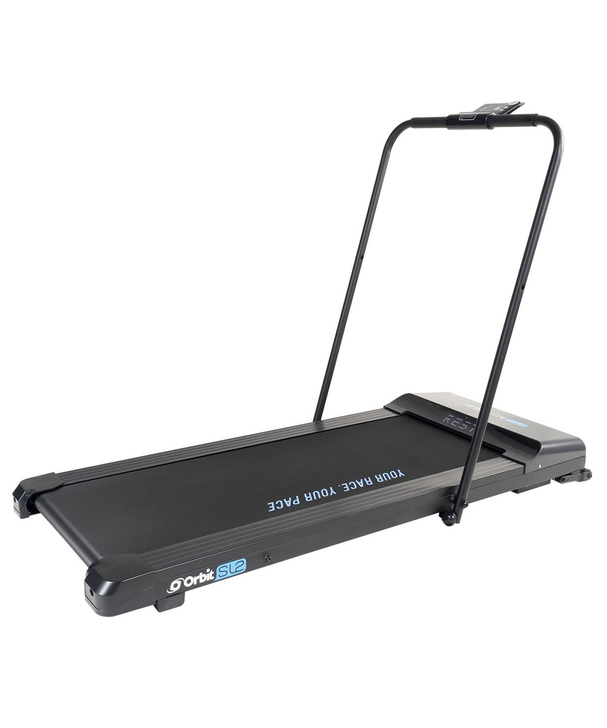 The Starlite SL2 Desk Treadmill is the perfect solution for integrating fitness into your home office or apartment. Its sleek black design, modern aesthetics, lightweight construction
