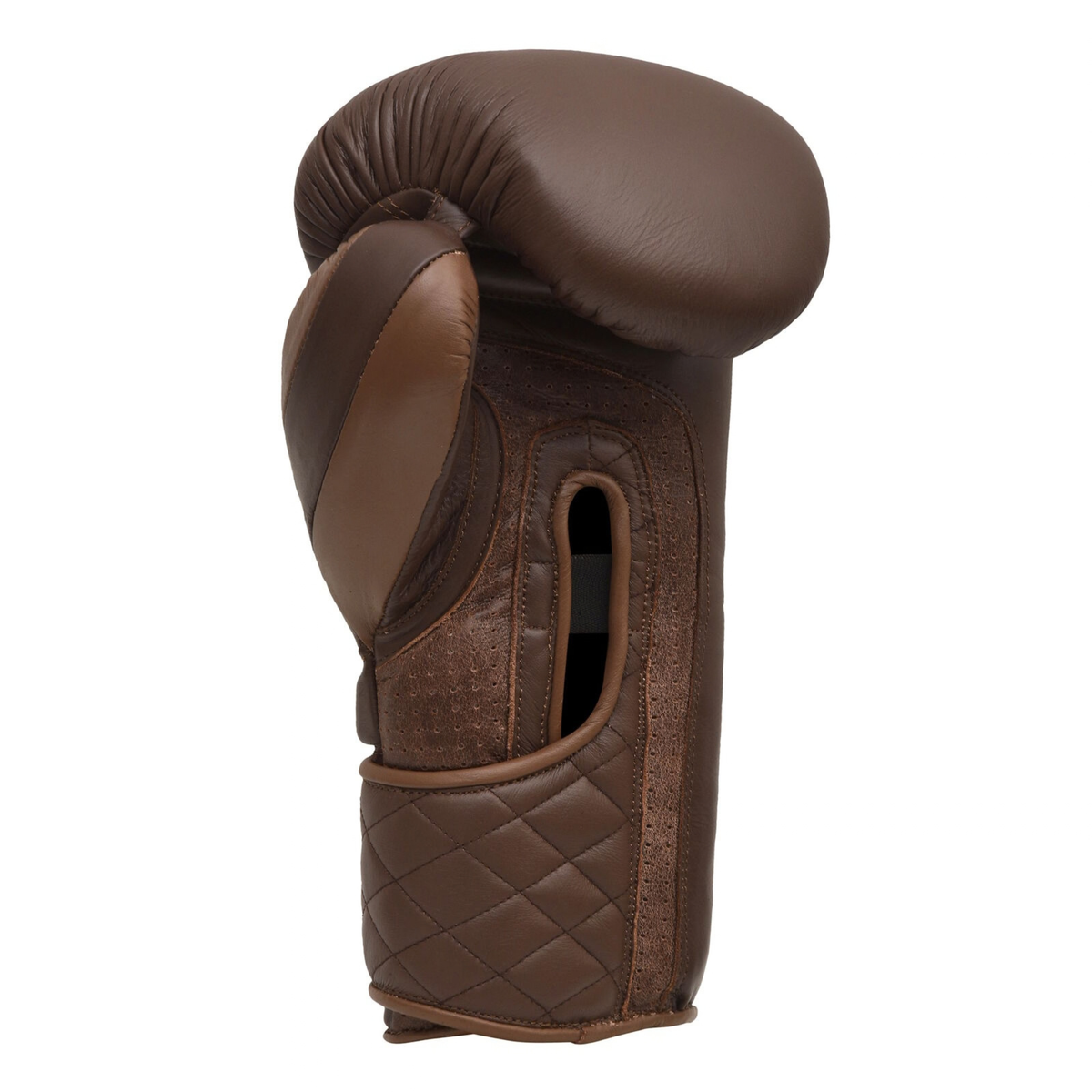 Morgan 1918 Heritage boxing glove side - thumb and pre-shaped padding