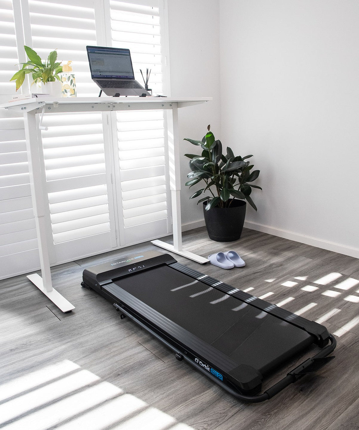 Starlite SL2 Desk Treadmill – Slim and foldable walking pad with LED display, perfect for home and office use