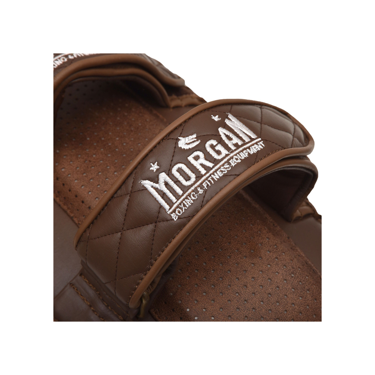 Morgan 1918 Heritage curved Thai pads for Muay Thai, kickboxing and MMA pad work