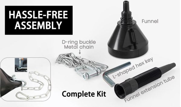 Onyx 18-inch water-filled punching bag accessories