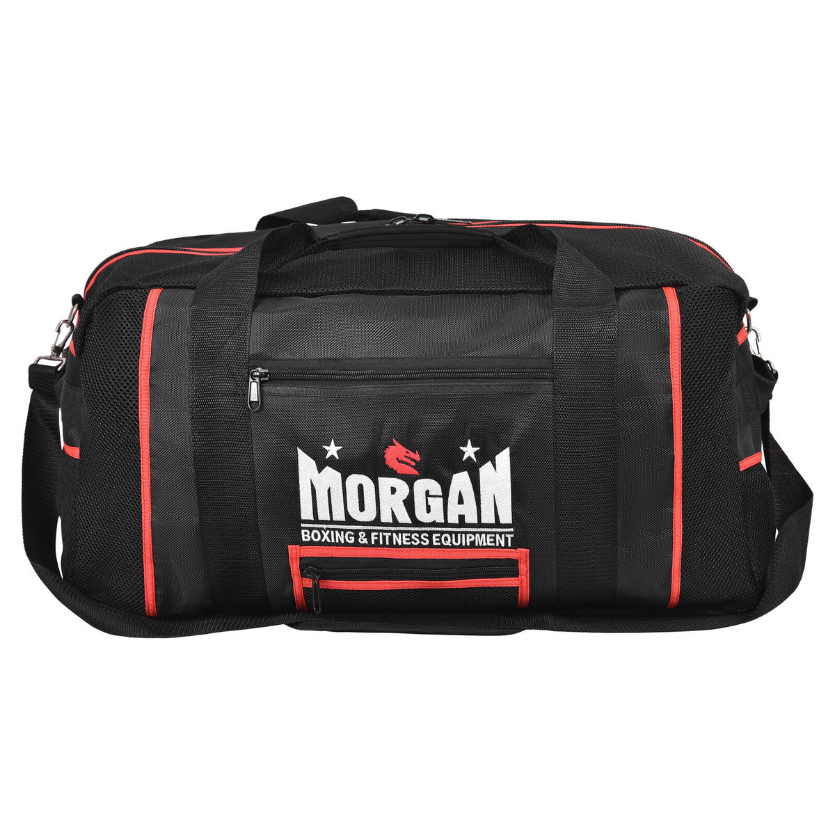 Morgan Endurance Pro mesh gear bag in black and fluro pink
