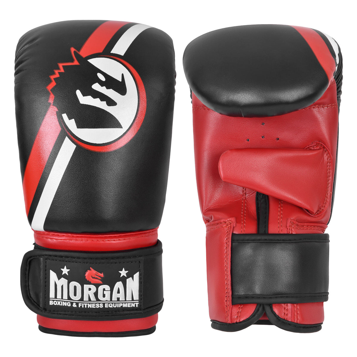 Morgan Classic bag mitts in black, red and pink