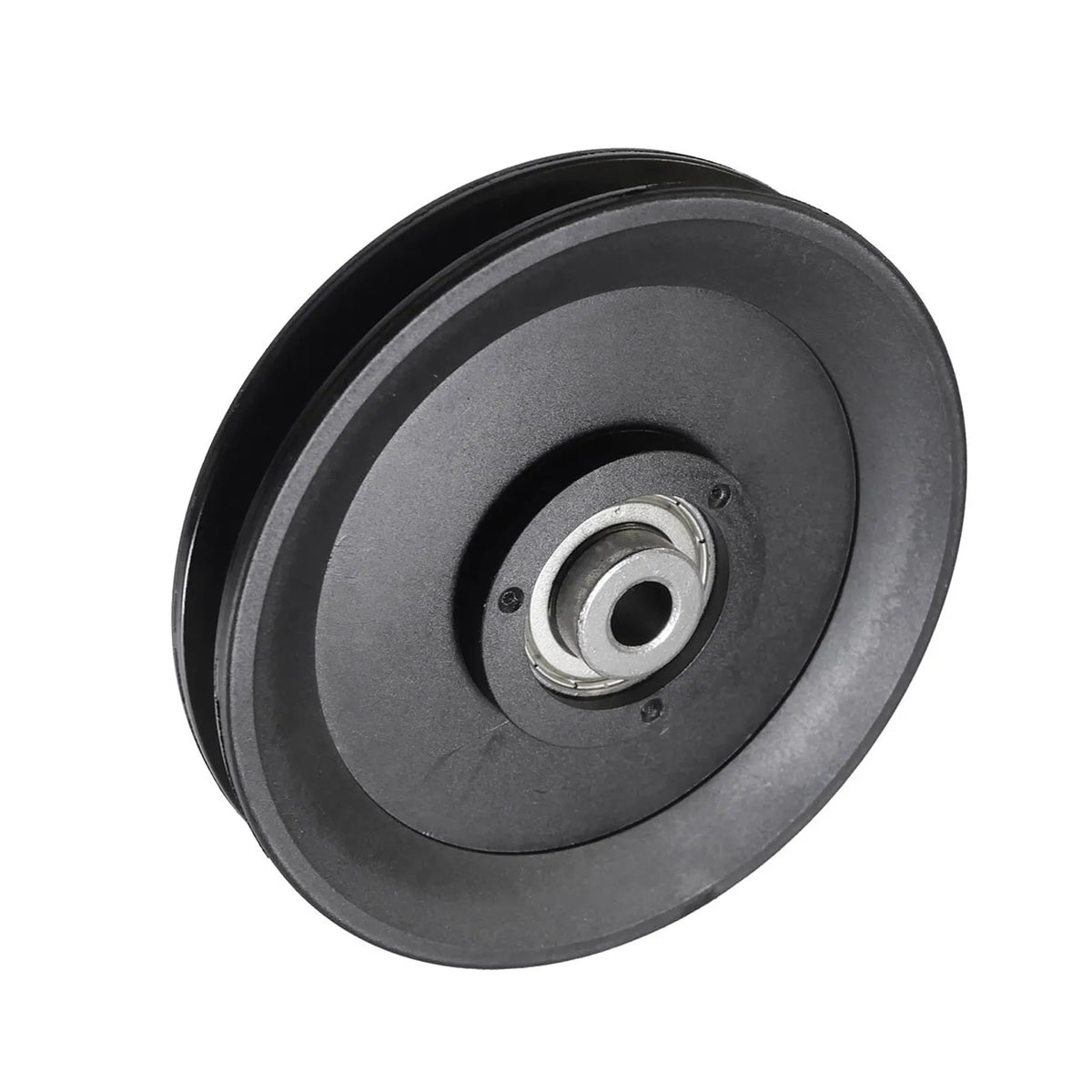 This 150mm nylon cable pulley is the straight replacement: a moulded nylon wheel