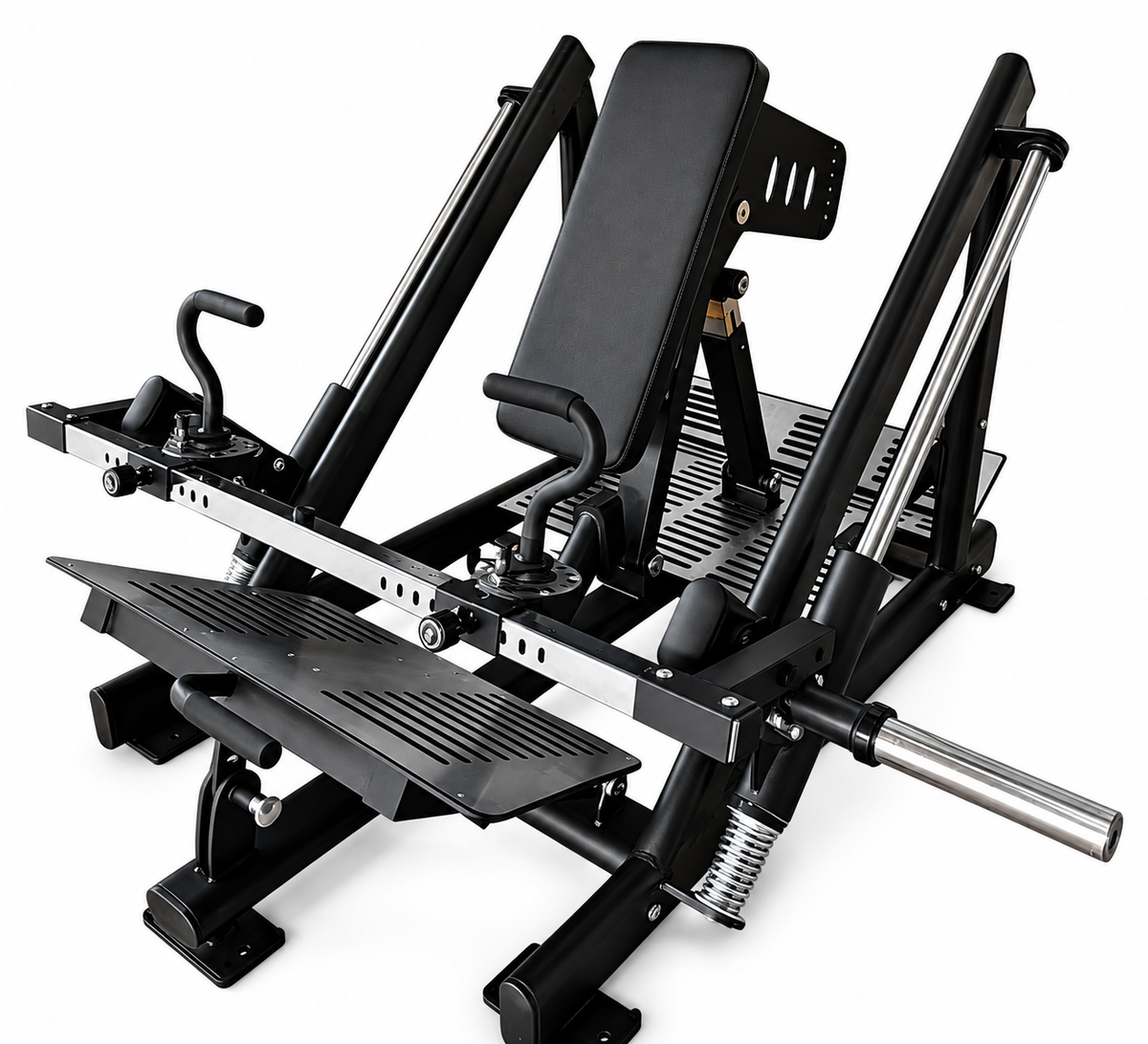 Reload Dual Chest Pull / Row Machine HC-DR1 - plate loaded chest press and row station, full front view