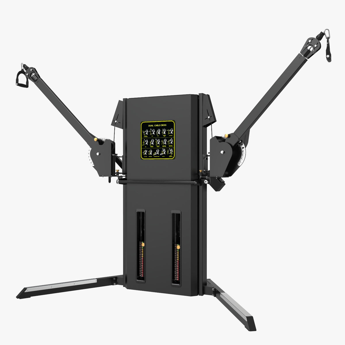 Dual Crossover Multi Functional Trainer - Matte Black finish