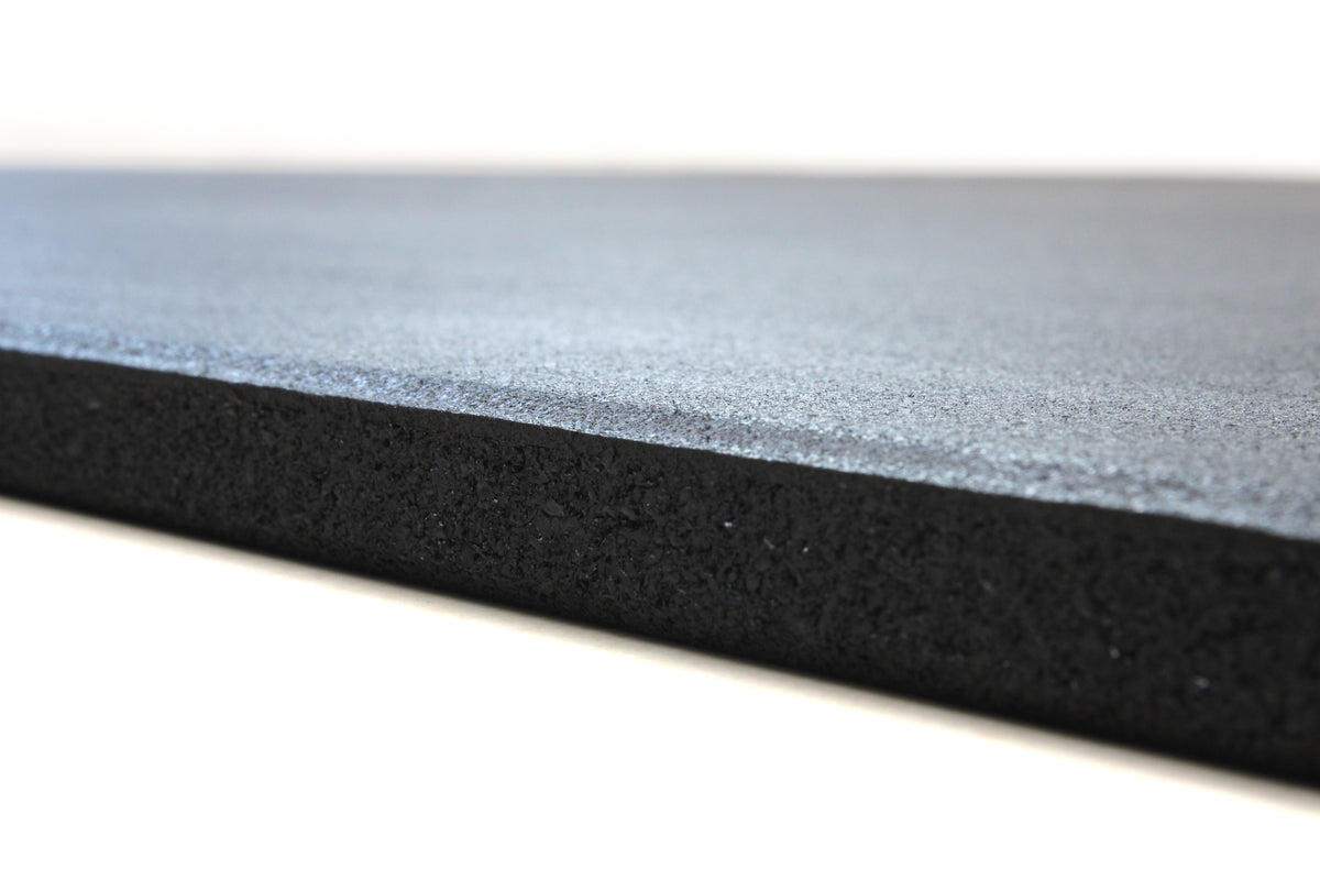 Premium EPDM Rubber Gym Flooring close up view side thickness - 15mm