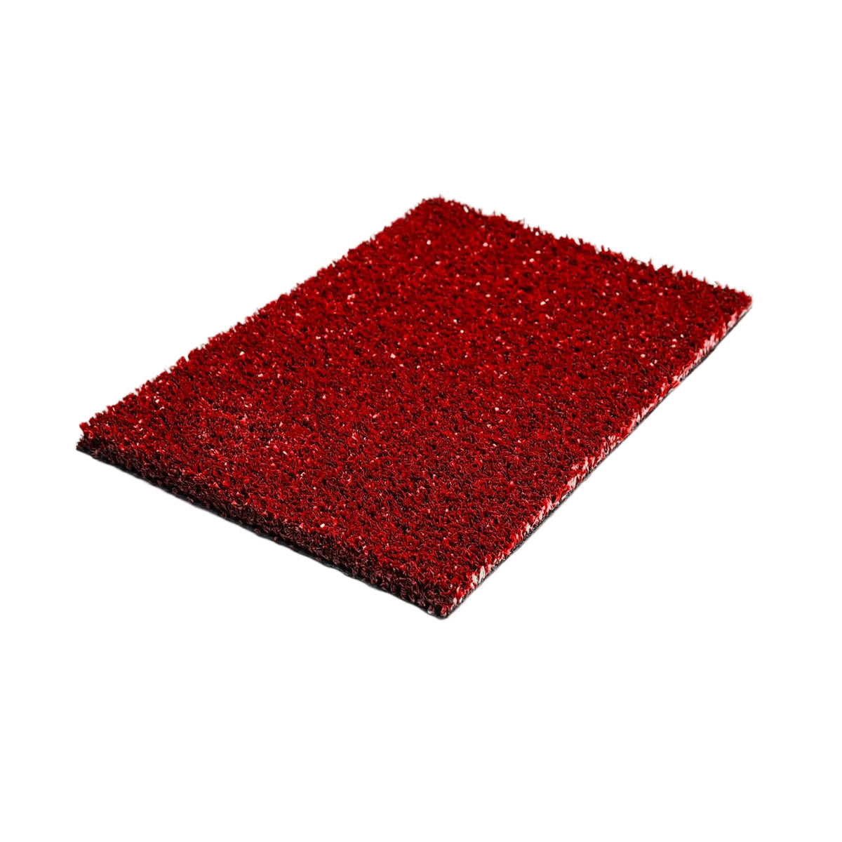 Colour render of FieldTurf Super Shield sled track turf in red
