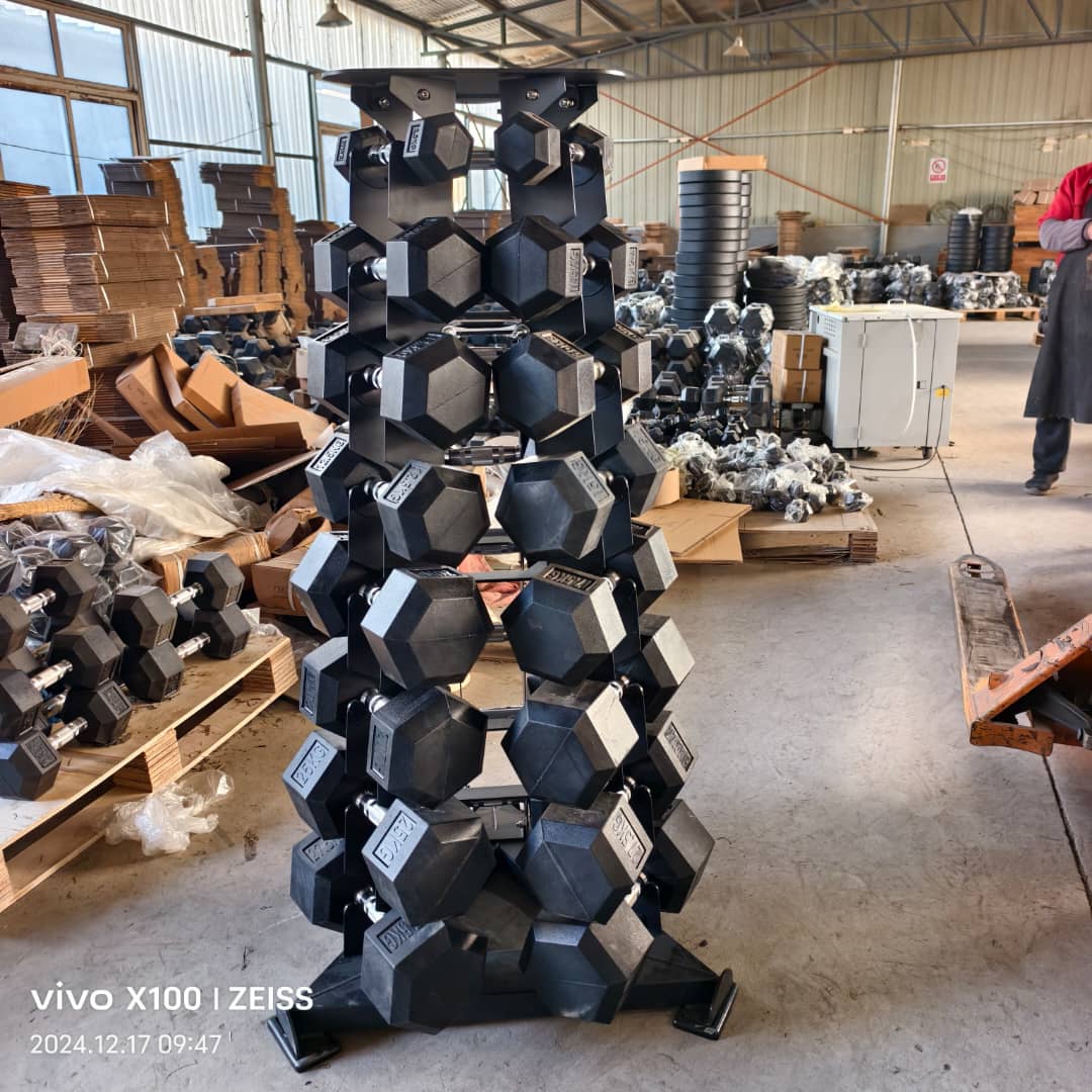 12 Pair Vertical Dumbbell Rack