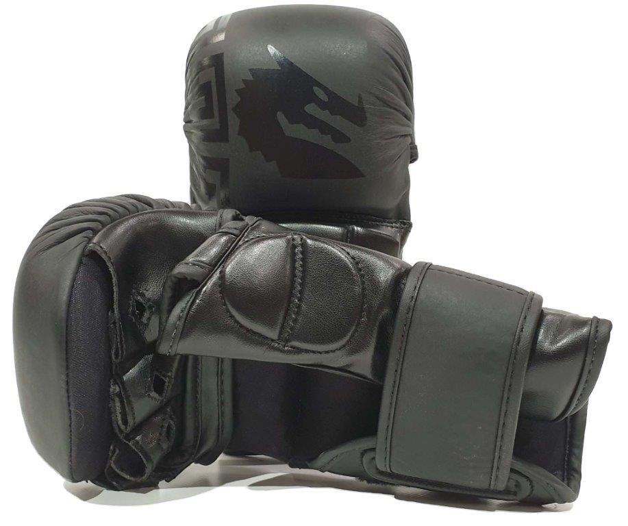 Morgan B2 Bomber Shoto MMA glove extended hook-and-loop wrist strap