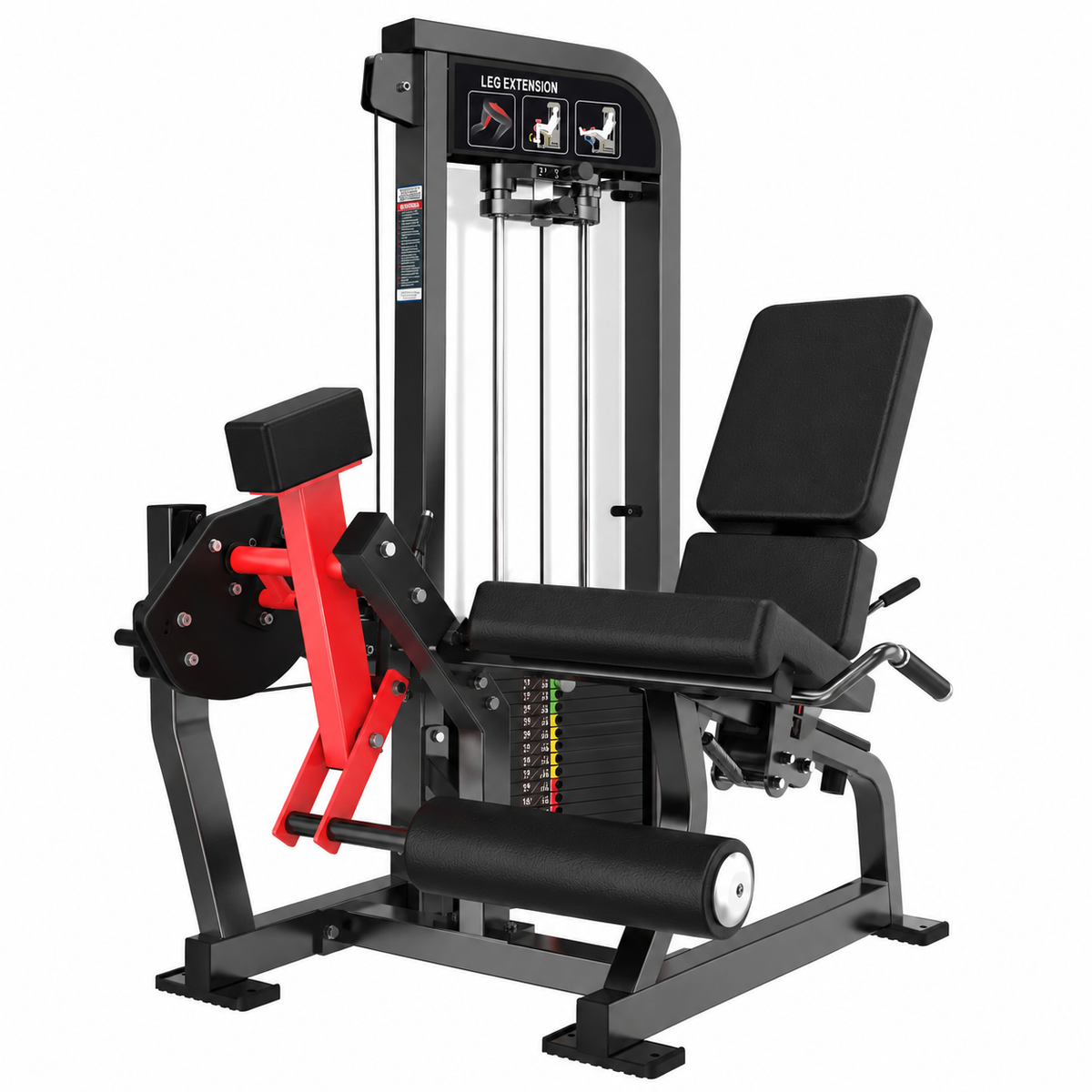 HS-X Series leg extension HS13 - matte black render