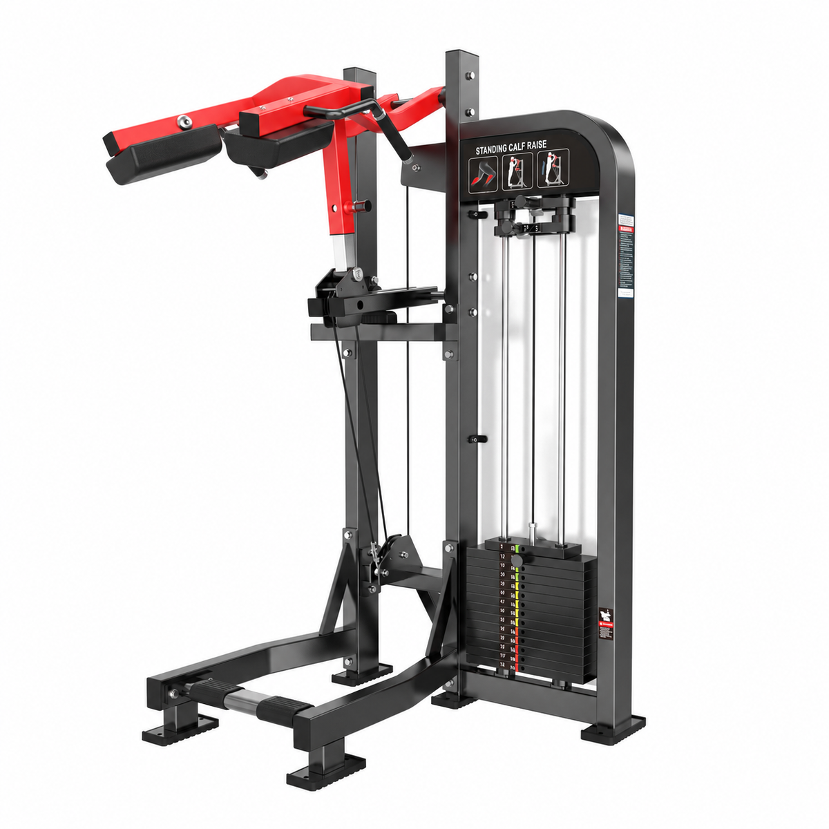 HS-X Series standing calf raise HS18 - matte black render