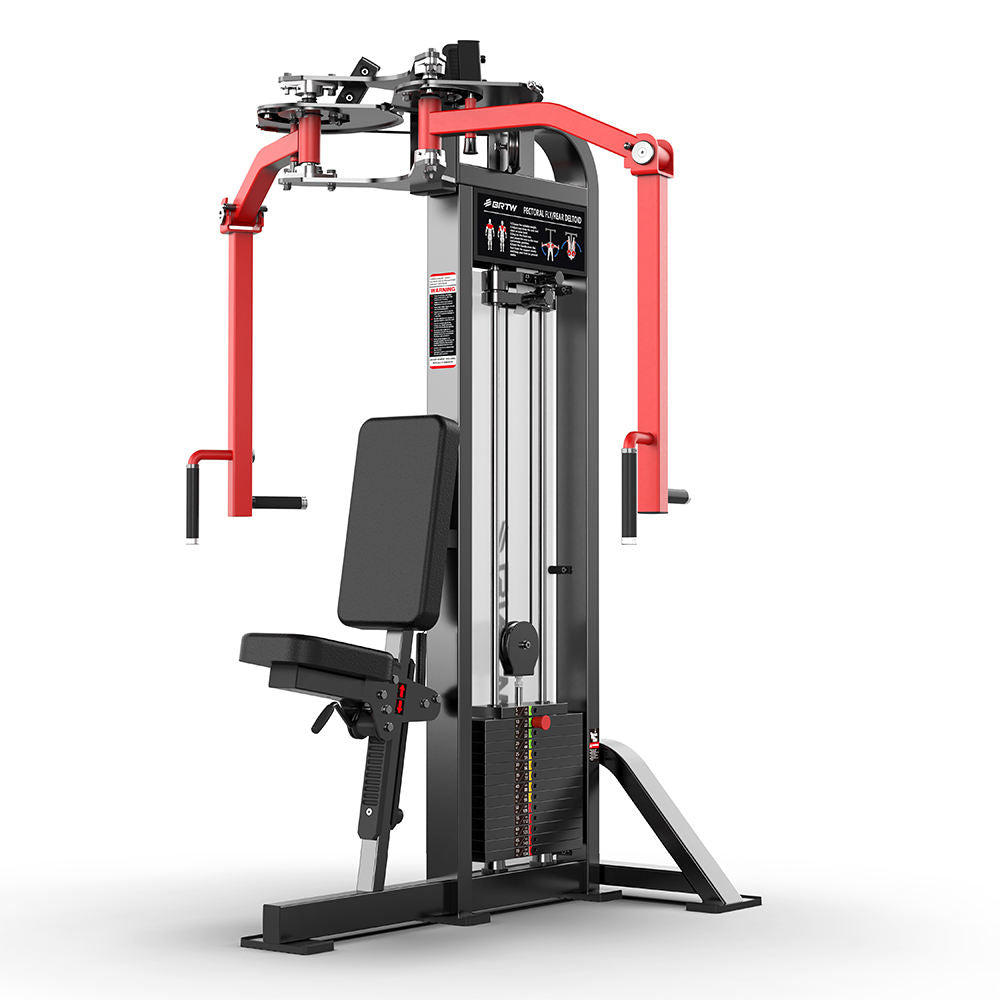 HS-X Series pearl delt pec fly machine HS02 - matte black render