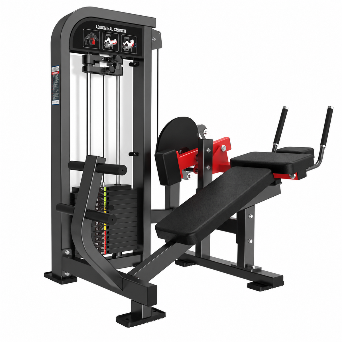 HS-X Series abdominal crunch HS22 - matte black render