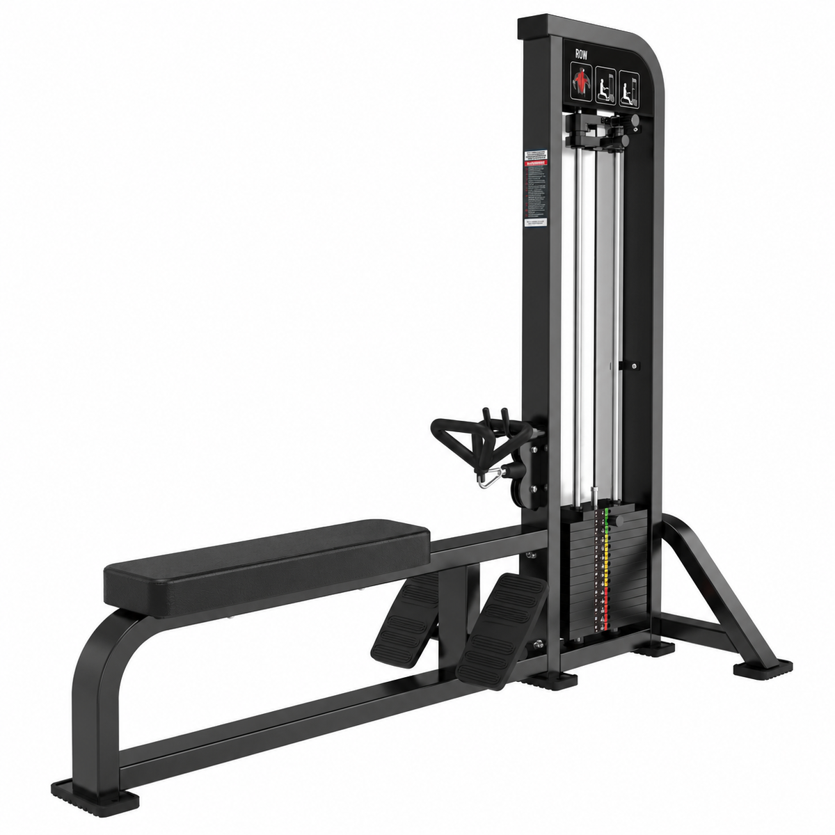 HS-X Series lat low row HS23 - matte black render