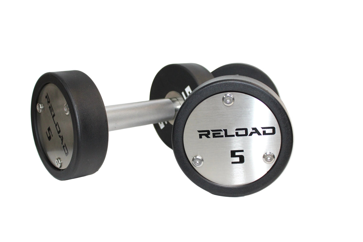 5kg Round Premium Dumbbells - Reload By Fitness Hero