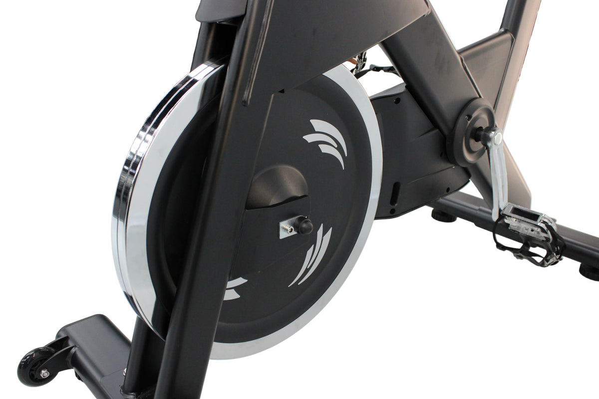 Reload X60 Spin Bike Flywheel Close-Up – Premium Build