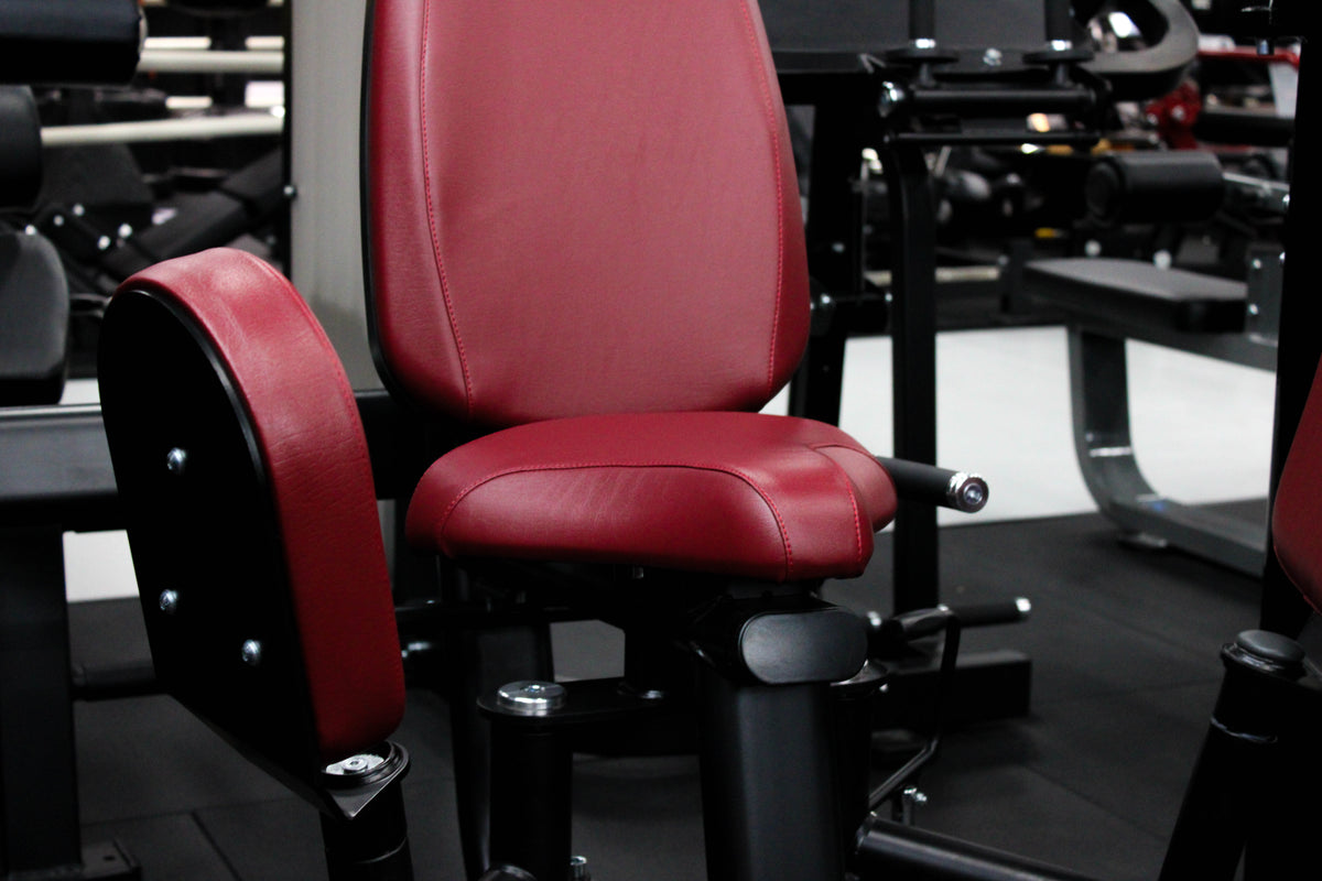 The Thigh Abductor & Adductor Machine, dual-function machine, abductor and adductor exercises, leg workout.