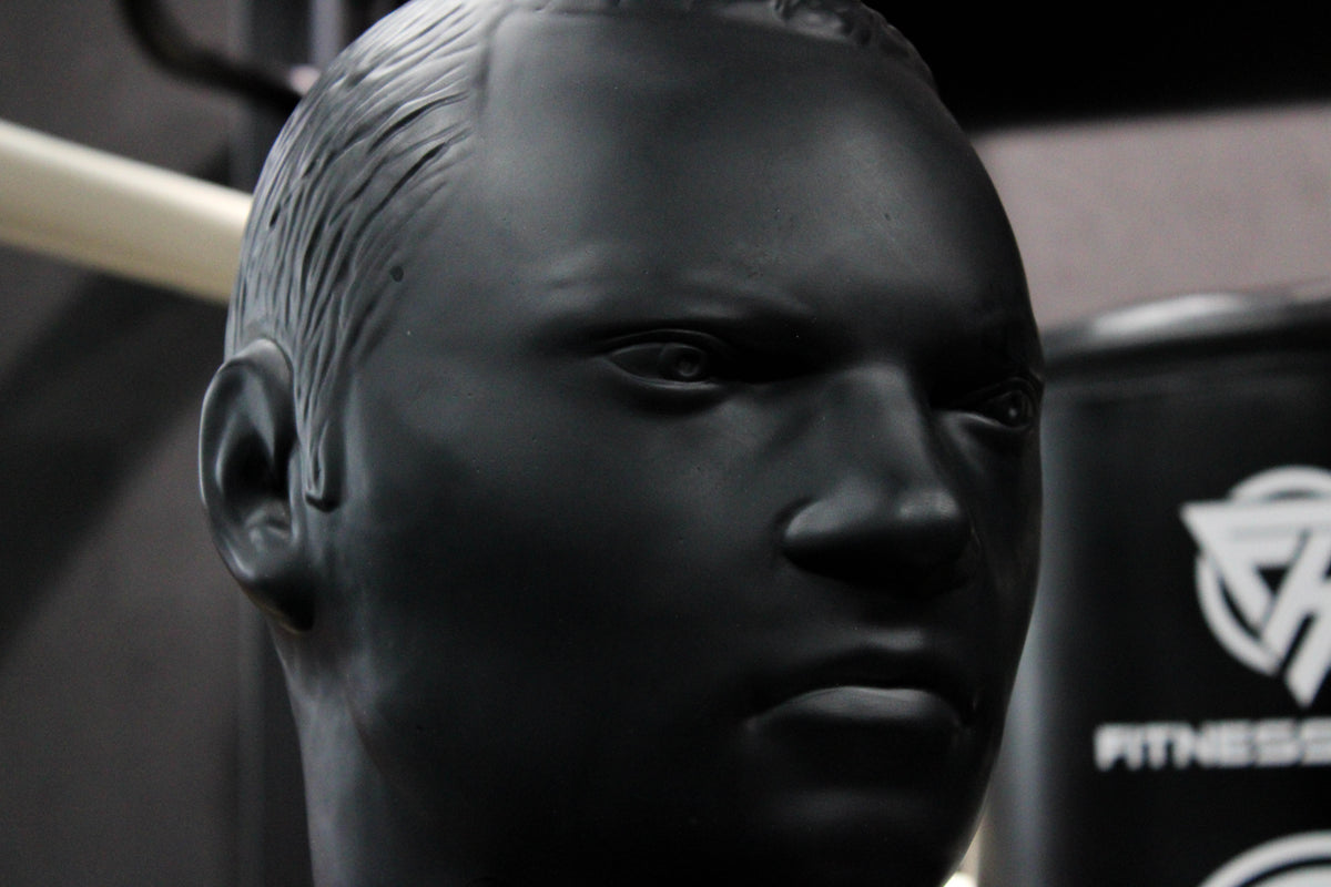 spinning reflex boxing bar with dummy head wall mount reflex trainer