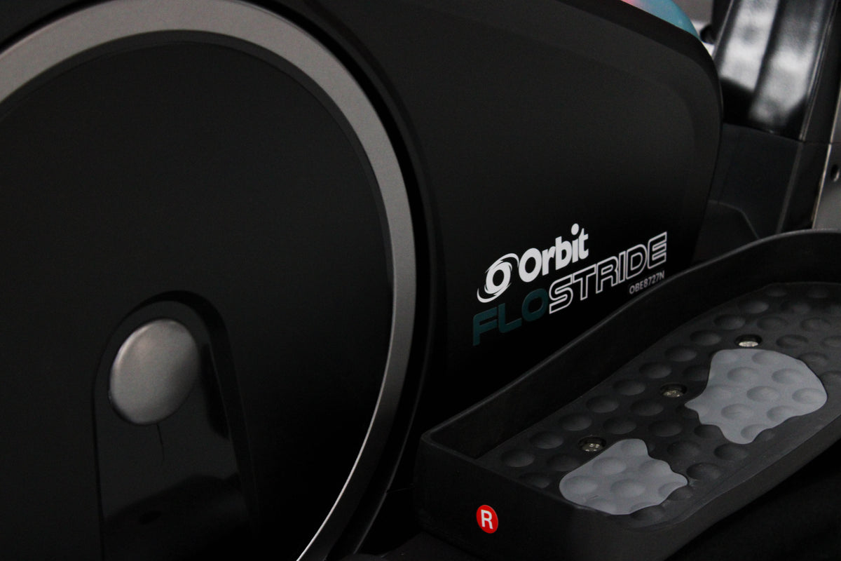 Orbit flo strider elliptical cross trainer gym cardio equipment close up