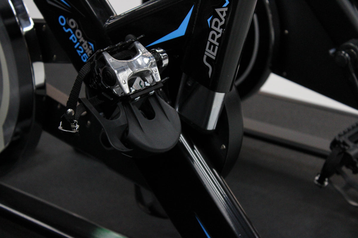 Orbit sierra spin bike cardio gym equipment close up
