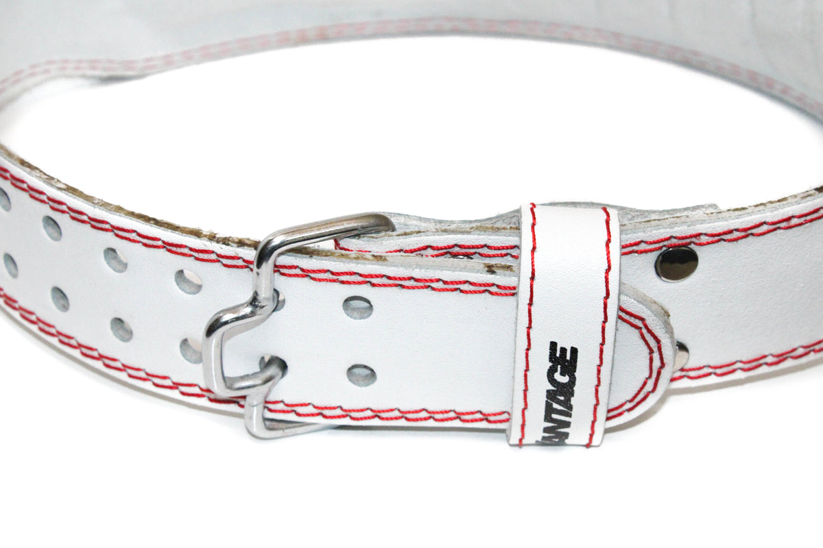 VANTAGE STRENGTH Leather Weightlifting Belt, Support your back with the Vantage Strength Weight Lifting Belt. Made from premium leather for long lasting comfort and performance