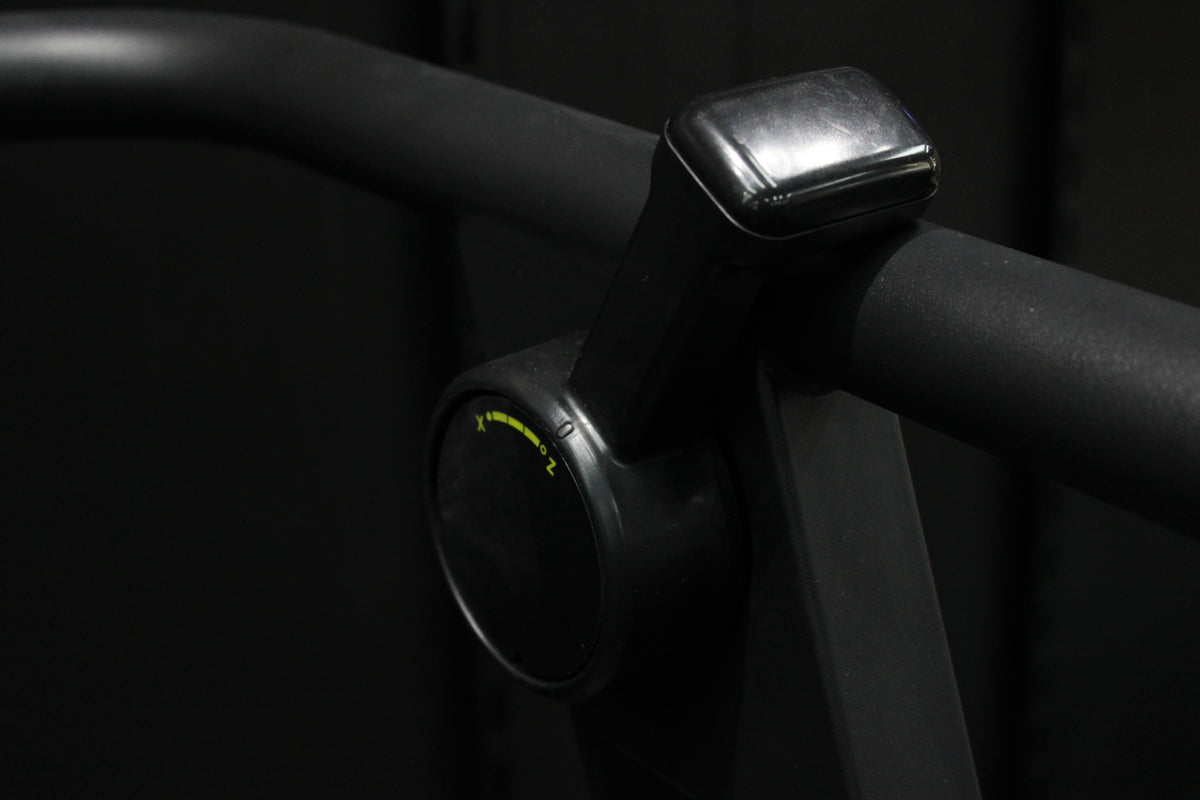 Reload Pro X-Series Curved Treadmill lever side view