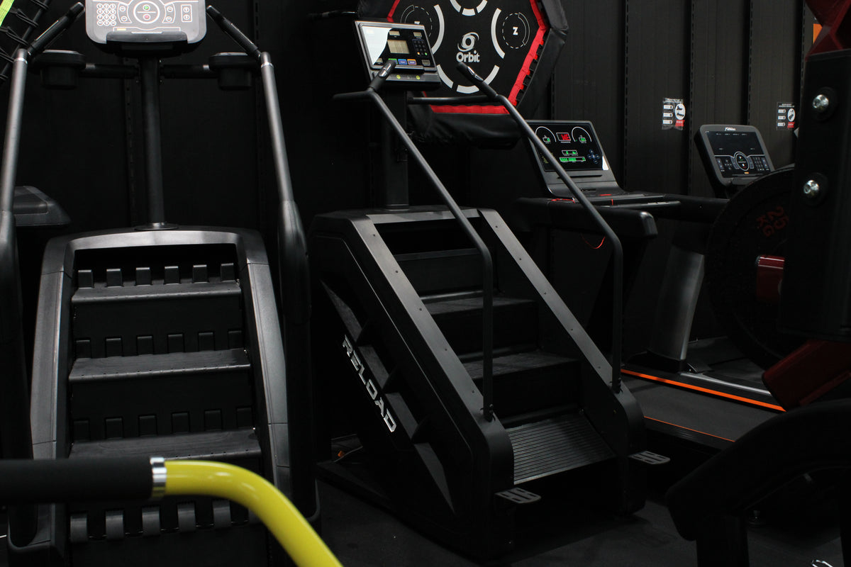 Reload Stair Climber – Steel Steps with LED display console