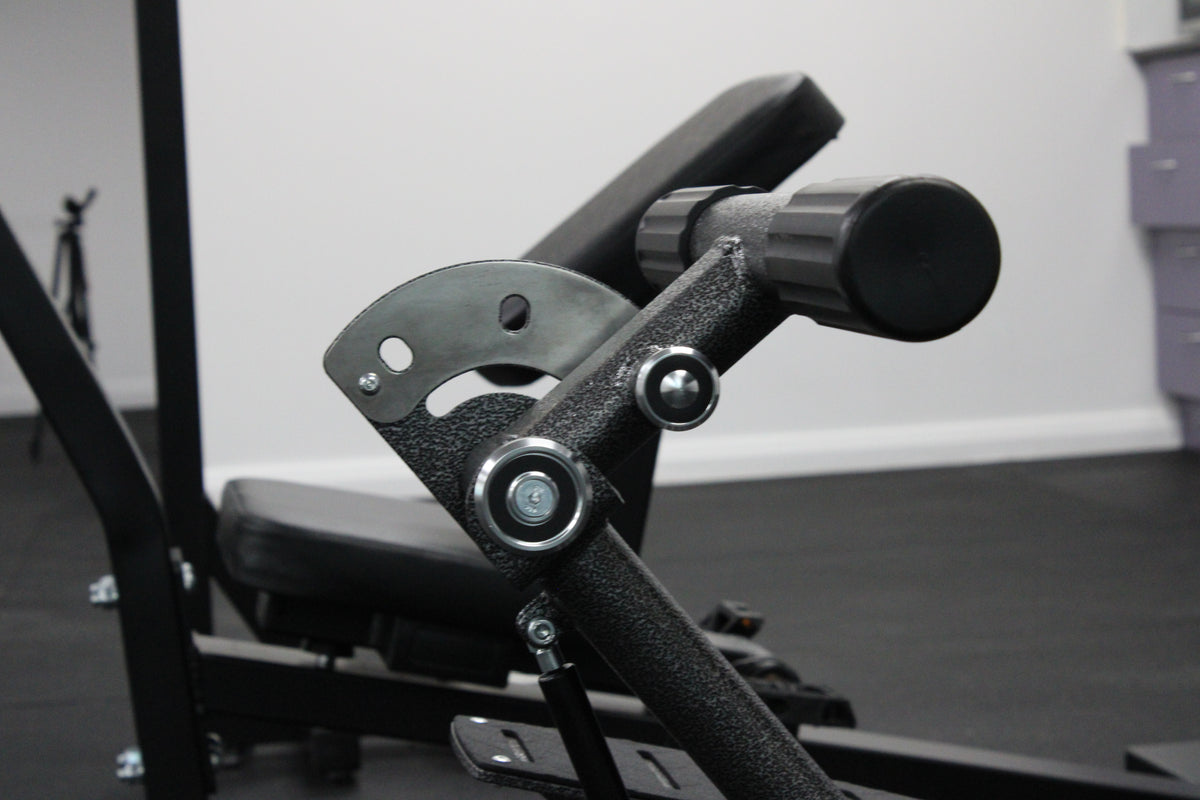Vortex lay down chest press plate loaded weightlifting gym equipment