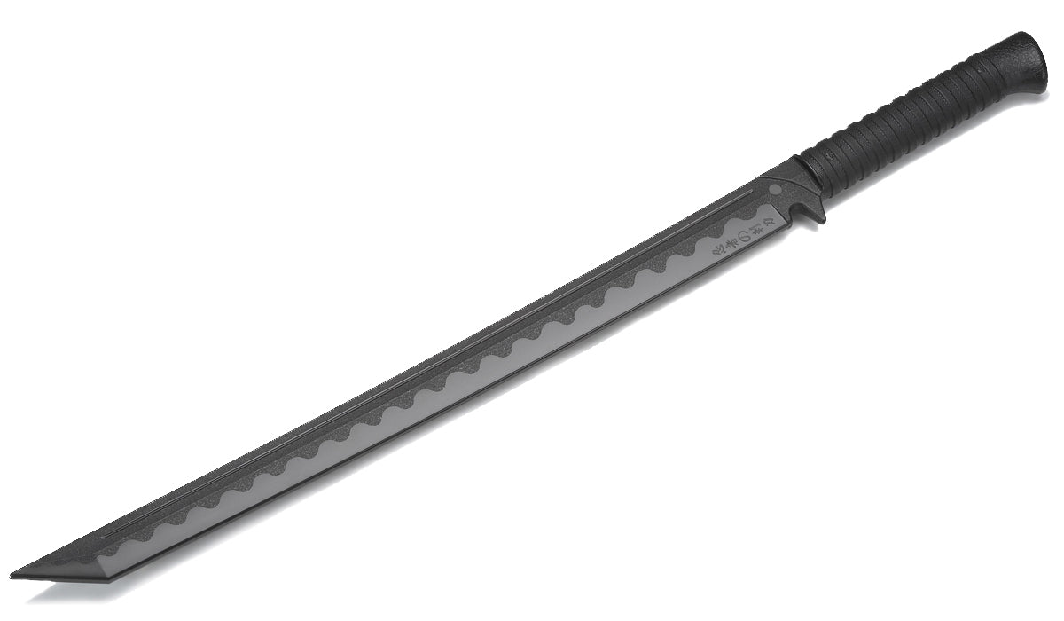 unbreakable black ninja tanto sword weapon