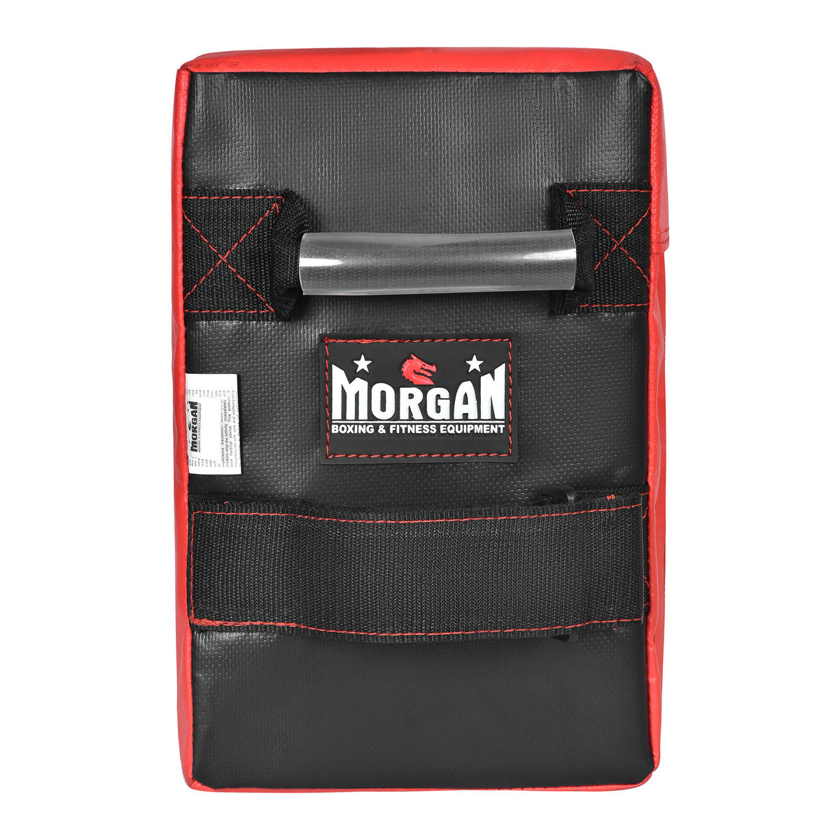 Morgan Square Hand Target Pad, rear strap and grip view