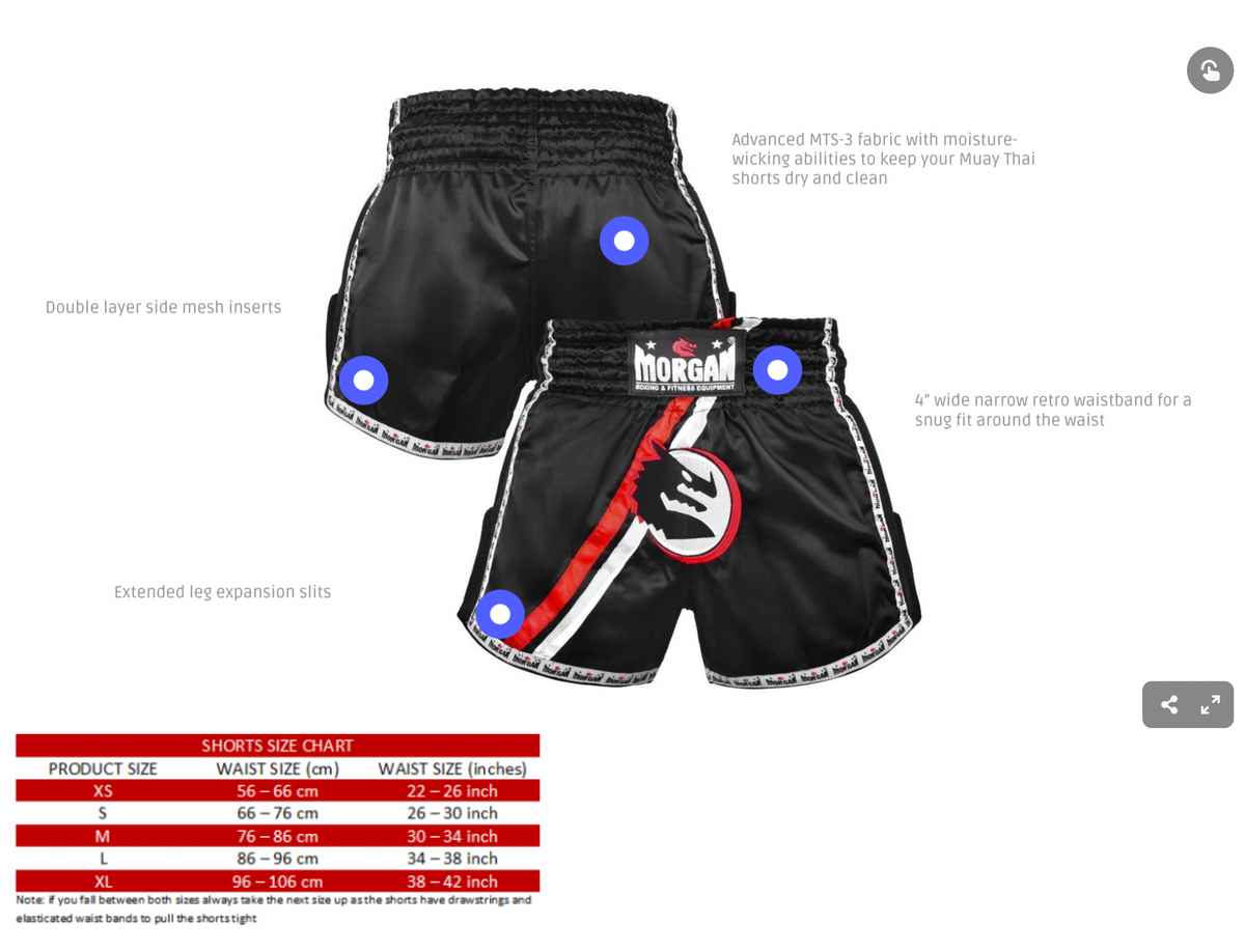 Morgan Classic Muay Thai Shorts
