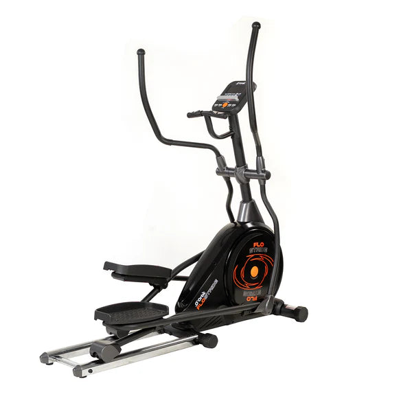 Elliptical trainer on a white background