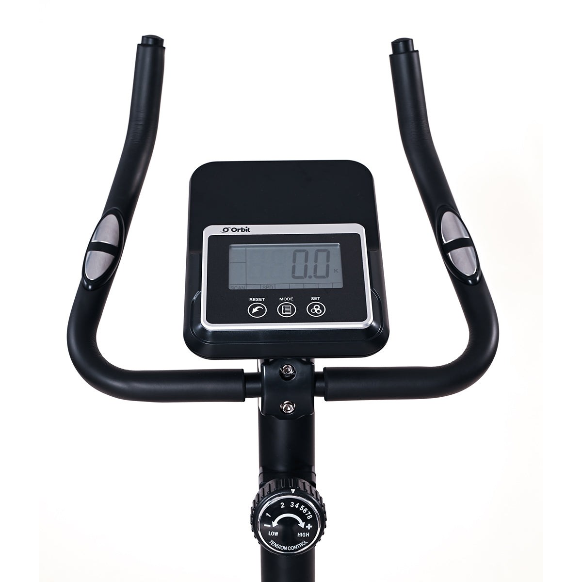 Flo Motion Upright Bike with adjustable seat and handlebars Screen view close up