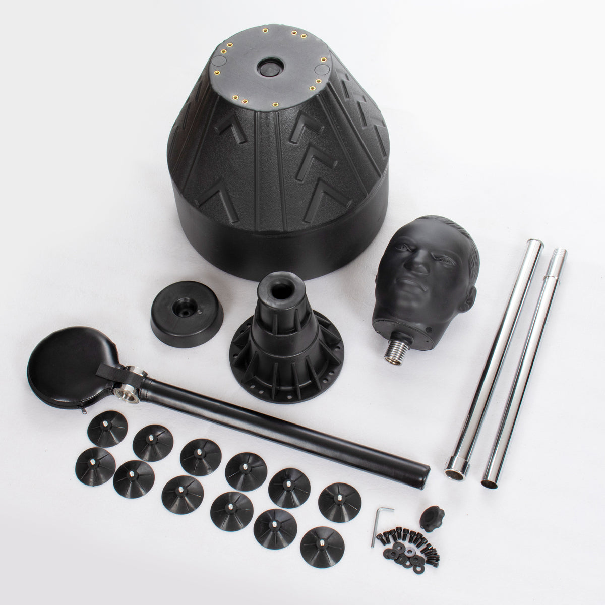 spinning reflex boxing bar with dummy head wall mount reflex trainer