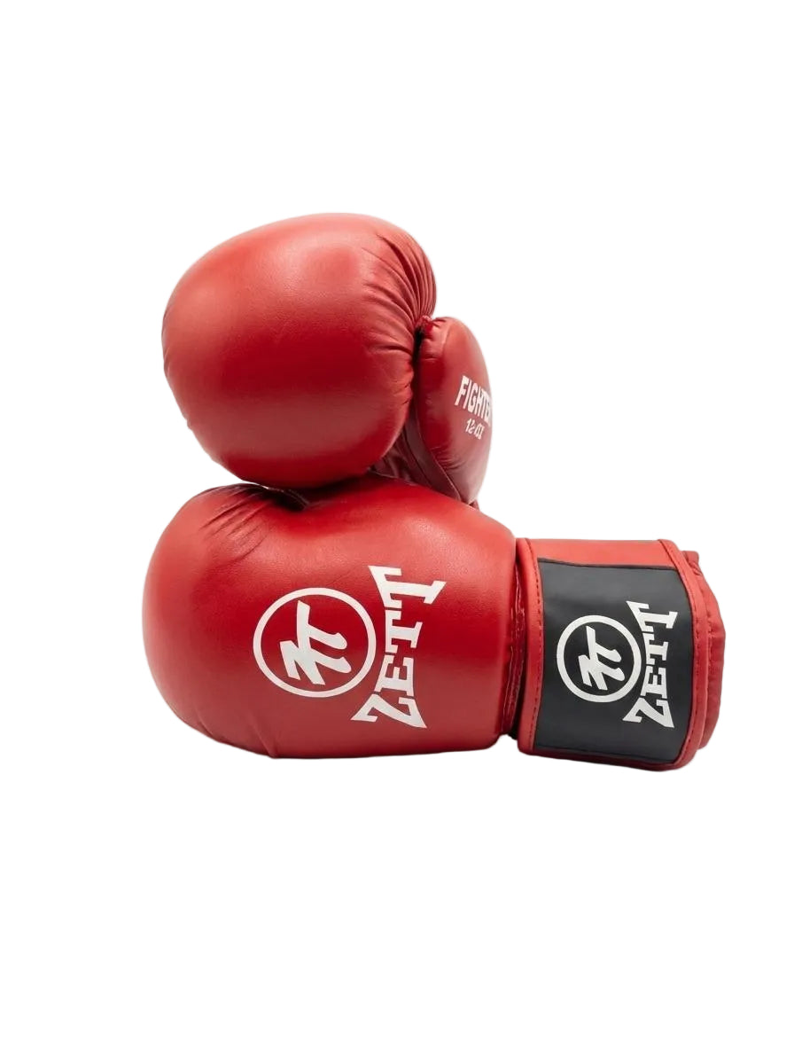 Zett Fighter boxing gloves, palm view