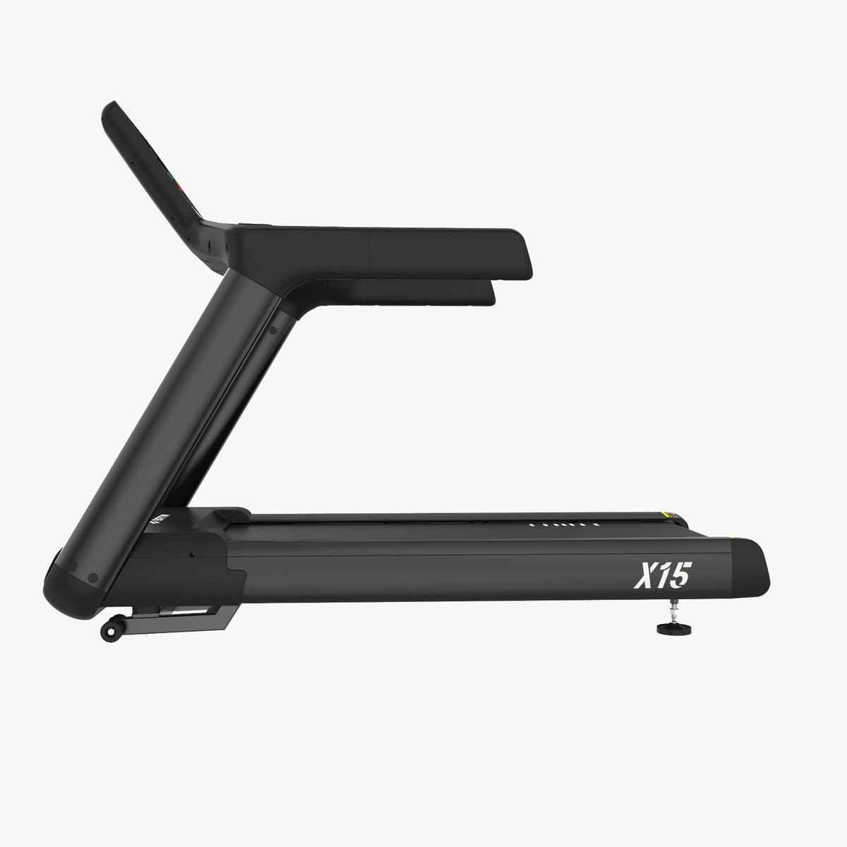 Reload Pro TT-X15 Commercial Treadmill, front angled view