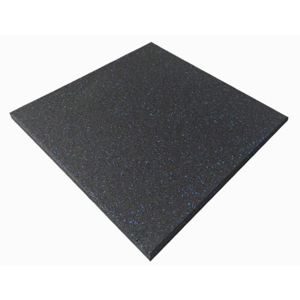 Premium Blue Fleck Rubber Gym Flooring 1m | 15mm