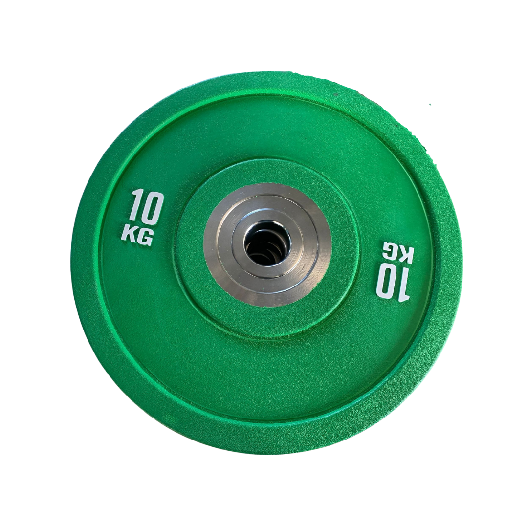 Premium Olympic Rubber Bumper Plates
10kg plates sold in pairs - Green colour