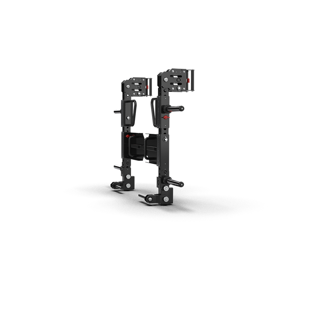 QLI QALA80 lever arm side profile, showing the handle and plate horn