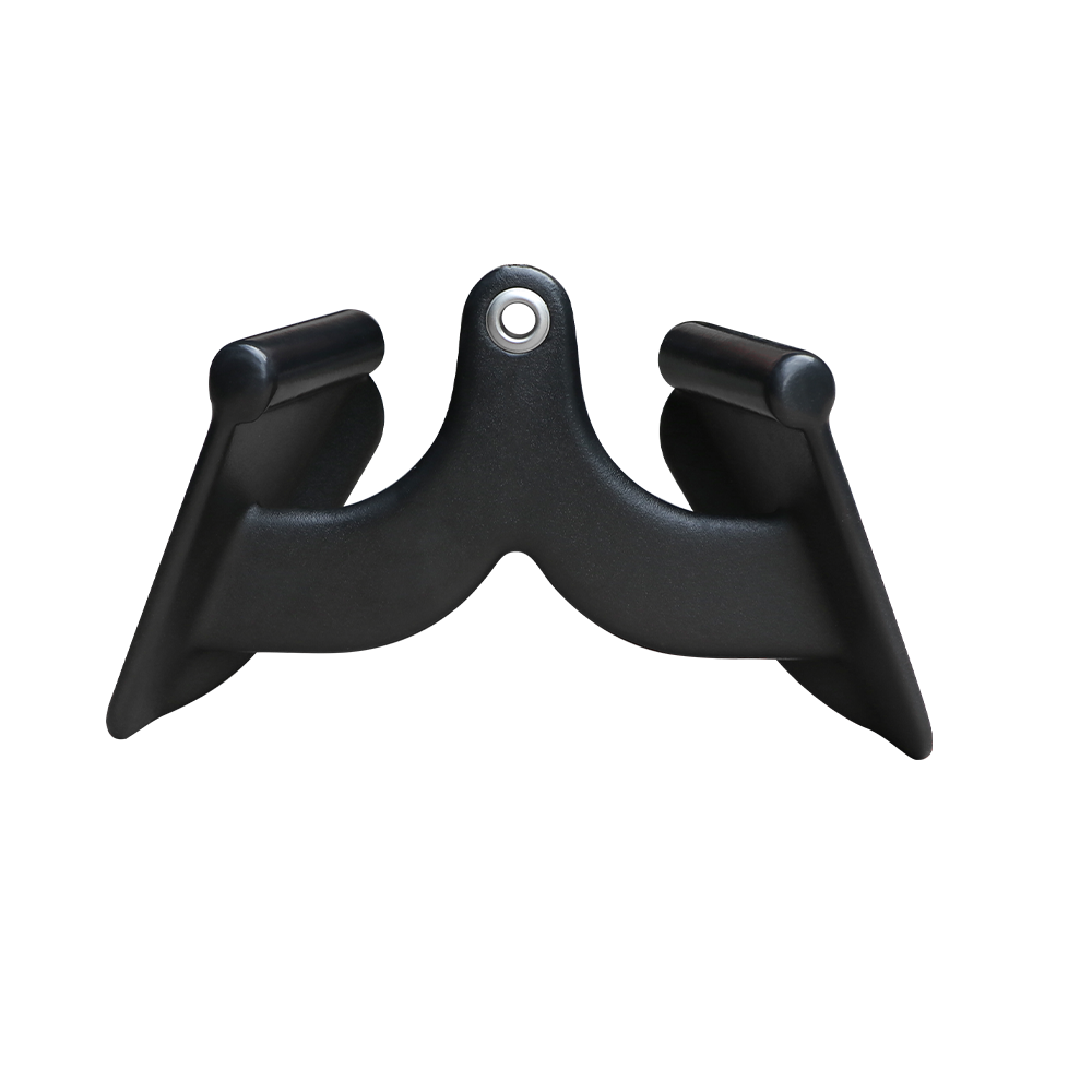 QLI Close Grip V Handle QCGVH11, a black close-grip handle with a centre attachment eye