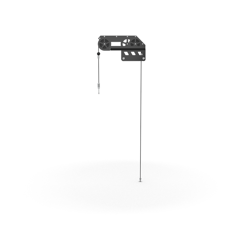 QLI QCPS23 cable pulley system side profile
