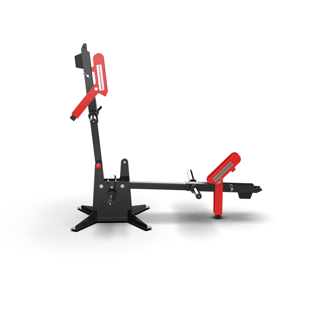 QLI QFDS107 J squat with one lever arm folded upright for storage