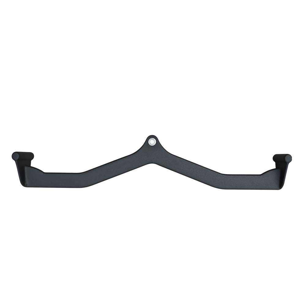 QLI Lat Pulldown Bar QLPB32, an 820mm wide-grip curved bar with a centre attachment point